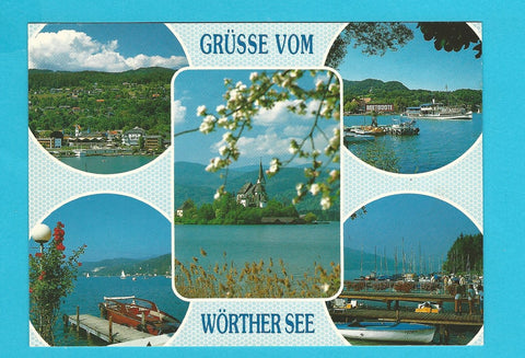 AK Grüsse vom Wörther See.