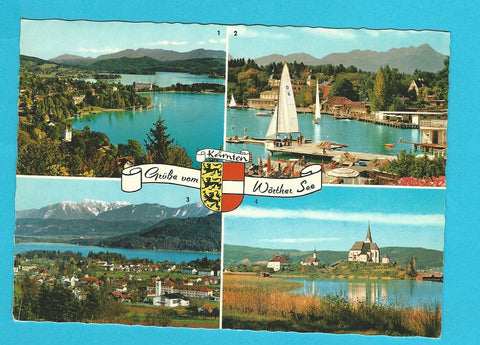 AK Grüße vom Wörther See.
