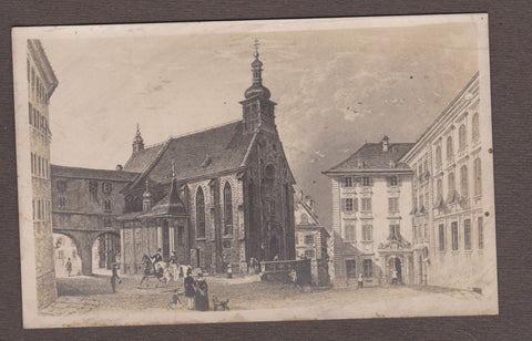 AK Alt-Graz. Domkirche m. Universität. 1843 v. Kreutzer.