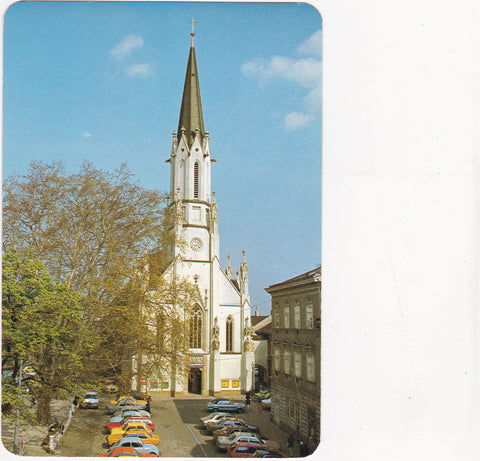 AK Pfarrkirche Wien XIII. zu unserer lieben Frau von Maria-Hietzing.