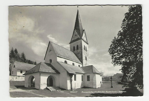 AK Romanische Dorfkirche Keutschach.