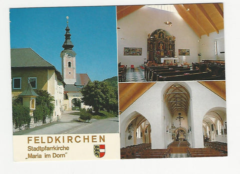 AK Feldkirchen. Stadtpfarrkirche Maria im Dorn.