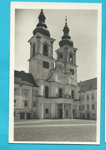 AK Kremsmünster mit Kirche.