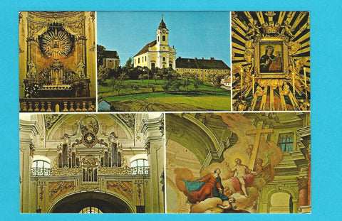 AK Maria Langegg. Dunkelsteinerwald. Wallfahrtskirche "Maria, Heil der Kranken"