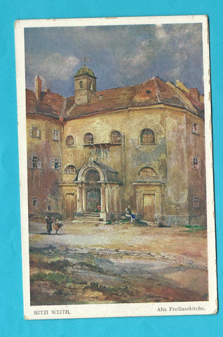 AK Wien, Alte Freihauskirche. (Mitzi Weith)