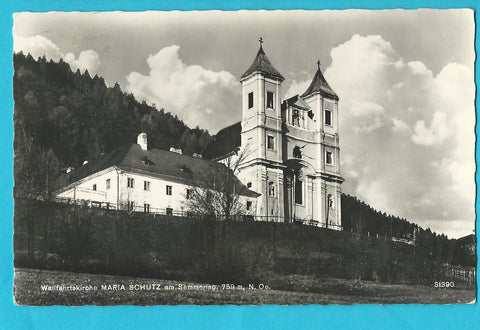 AK Wallfahrtskirche Maria Schutz am Semmering. (1959)