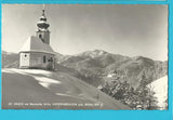 AK St. Aegyd am Neuwalde. Osterkirchlein gegen Göller. (1957)