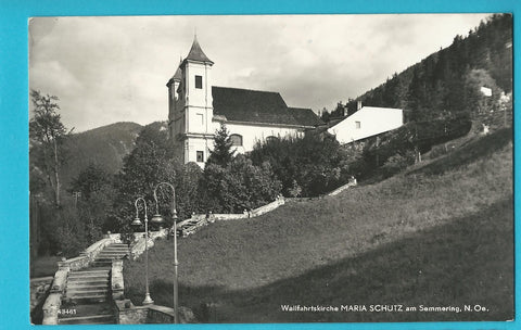 AK Wallfahrtskirche Maria Schutz am Semmering. (1955)