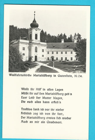 AK Wallfahrtskirche Mariahilfberg in Gutenstein.