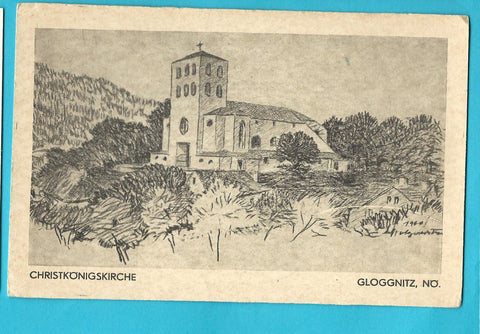 AK Gloggnitz. Christkönigskirche.