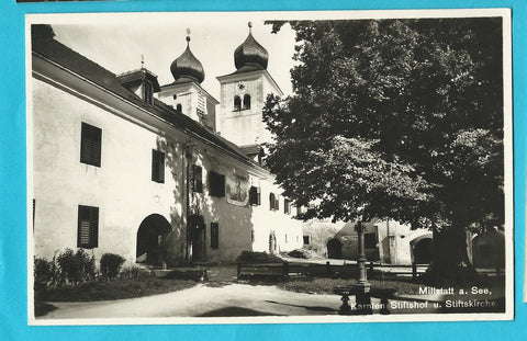 AK Millstatt am See. Stiftshof u. Stiftskirche. (1929-30)