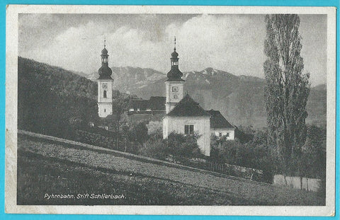 AK Stift Schlierbach. Pyhrnbahn.