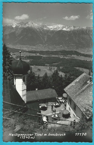 AK Heiligwasser mit Innsbruck.