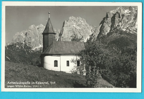 AK Antoniuskapelle im Kaisertal.