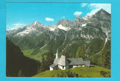 AK Wallfahrtskirchlein St. Magdalena mit Blick ins Gschnitztal.