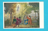 AK Ursprung des Gnadenortes Hietzing. 1. Türkenbelagerung Wien 1529. Maria Hietzing. (Federzeichnung von Heinrich Schwemminger)
