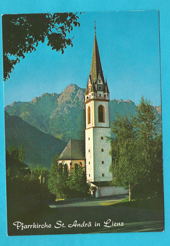 AK Pfarrkirche St. Andrä in Lienz.