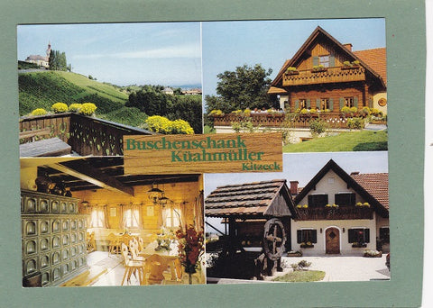 AK Kitzeck. Buschenschank Küahmüller. Familie Posch.