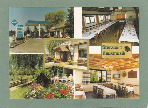 AK St. Veit am Vogau. Gasthaus Sterzwirt Oswald u. Elfriede Liebmann, 8423 Rabenhof Nr. 28.