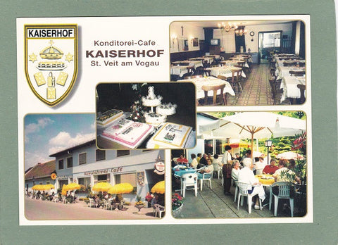 AK St. Veit am Vogau. Konditorei-Cafe Kaiserhof. St. Veit am Vogau 52.