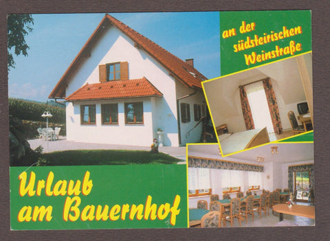 AK Ehrenhausen. Fam. H. u. G. Preglau. Ewitsch 94. Urlaub am Bauernhof.