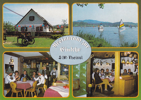 AK St. Nikolai i. Sausal. Restaurant zur Einkehr. Bes. Fam. Theissl. Lamperstätten 11.