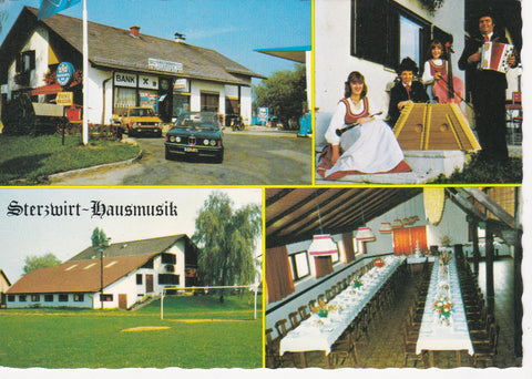 AK St. Veit/Vogau. Sterzwirt-Hausmusik. Ossy und Elfriede Liebmann.