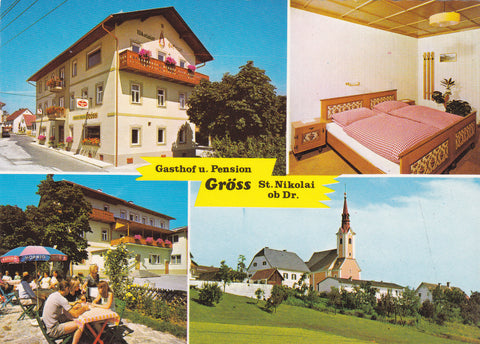 AK St. Nikolai ob Draßling. Gasthof Pension Gröss.