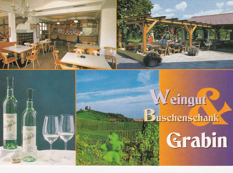 AK St. Veit/Vogau. Weingut Buschenschank Grabin. Fam. Grabin. Labuttendorf 26.