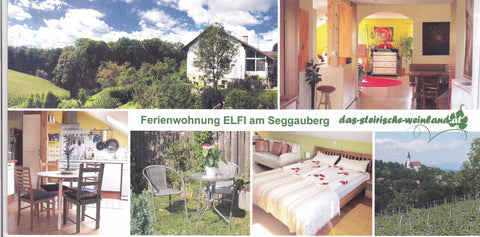 AK Ferienwohnung Elfi am Seggauberg. Elfrieda Huss Rettenbach 43, Leibnitz.
