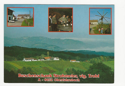 AK Großklein. Buschenschank Strohmeier, vlg. Trobl.  Oberfahrenbach.