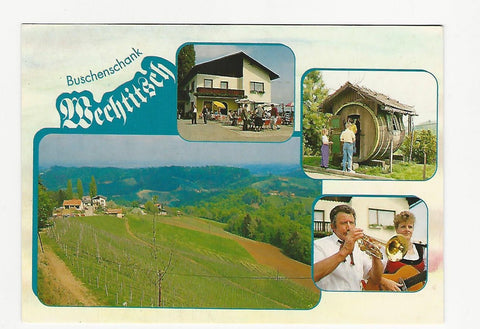 AK Großklein. Buschenschank Wechtitsch. Oberfahrenbach 43.