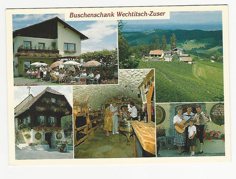 AK Großklein. Buschenschank Wechtitsch-Zuser. Oberfahrenbach 43.