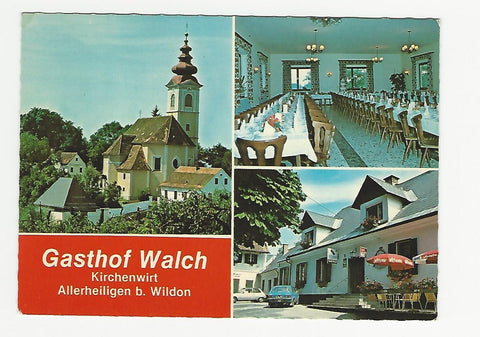 AK Allerheiligen bei Wildon. Gasthof Walch. Kirchenwirt.