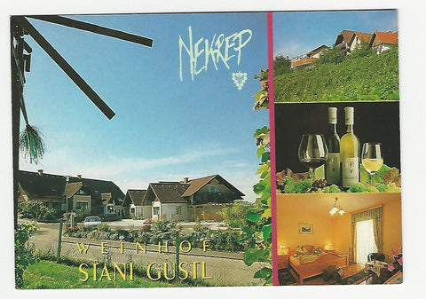 AK Gamlitz. Weinhof Stani Gustl. Buschenschank Fam. J. u. J. Nekrep.