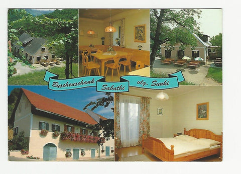 AK Gamlitz. Weinbau Buschenschank Otto u. Anna Sabathi vlg. Sunki.