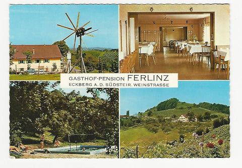 AK Gamlitz. Gasthof Pension Ferlinz. Eckberg a. d. südsteir. Weinstrasse.