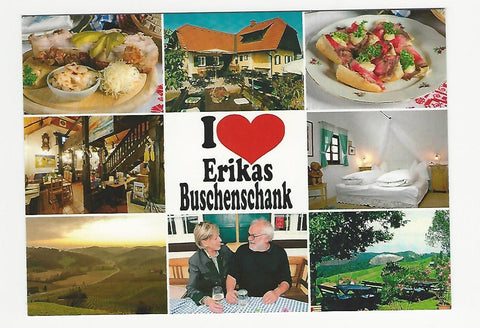 AK Gamlitz. Kranach 3. Erikas Buschenschank. Fam. Breineder-Kratochwil.