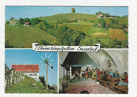 AK Gleinstätten. Theresienkeller. Sausal 136.