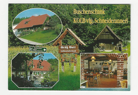 AK Gleinstätten. Buschenschank Johann und Hermine Kolb vlg. Schneiderannerl.