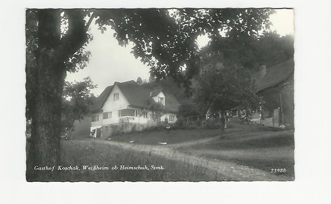 AK Weißheim ob Heimschuh. Gasthof Koschak.