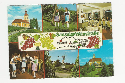 AK Sausaler Weinstraße. St. Andrä. Höch. Fresing. Demmerkogel. Kitzeck.