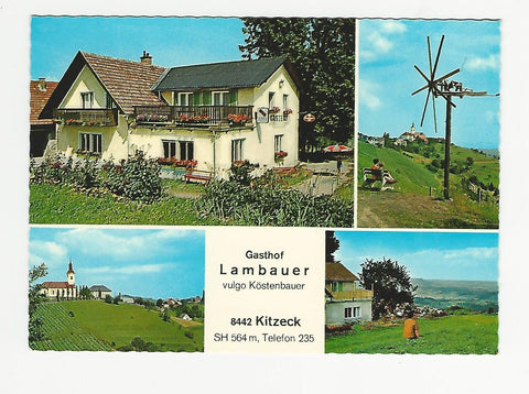 AK Kitzeck. Gasthof Lambauer vulgo Köstenbauer.
