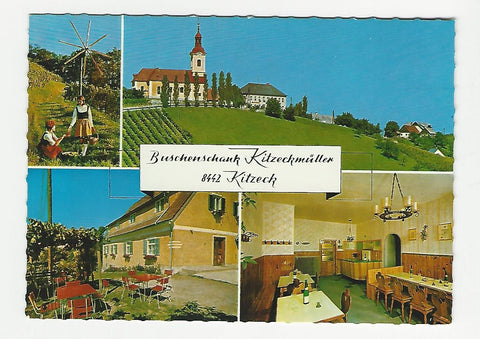 AK Kitzeck 10. Buschenschank Kitzeckmüller. Inh. F. u. M. Temmel.