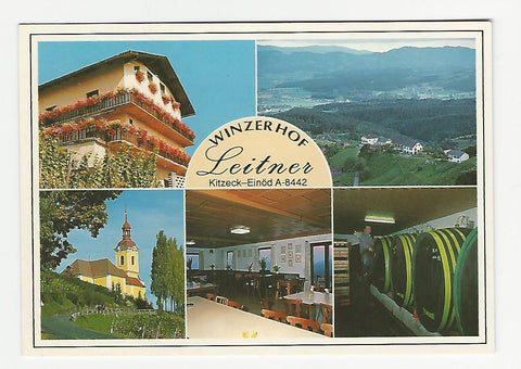 AK Kitzeck. Einöd 15. Winzerhof Weingut Leitner.