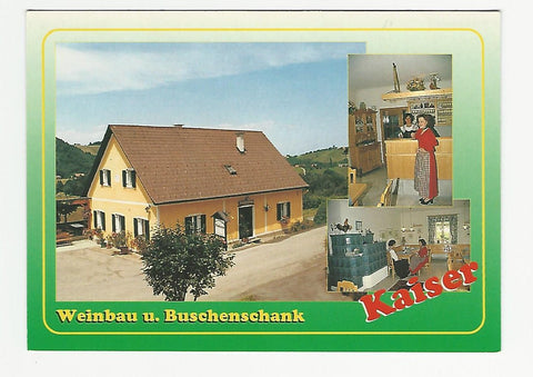 AK Kitzeck, Greith 20. Buschenschank Kaiser F. u.M. Kaiser.