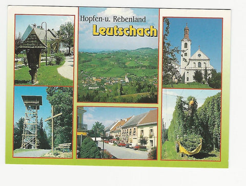 AK Hopfen- u. Rebenland Leutschach.