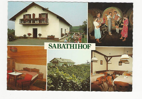 AK Leutschach. Sabathihof. Johann Sabathi. Weingut. Pössnitz 142.