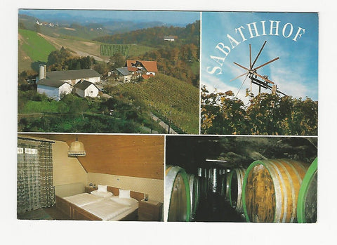 AK Leutschach. Sabathihof. Johann Sabathi. Weingut. Pössnitz 142.