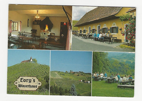 AK Leutschach. Pößnitz 65. Buschenschank Wilhelm Eory.